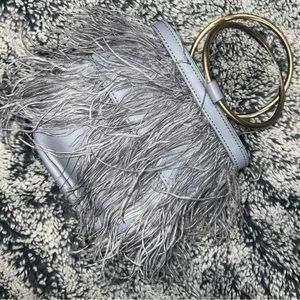 Anthropologie Bucket Fringe Bag